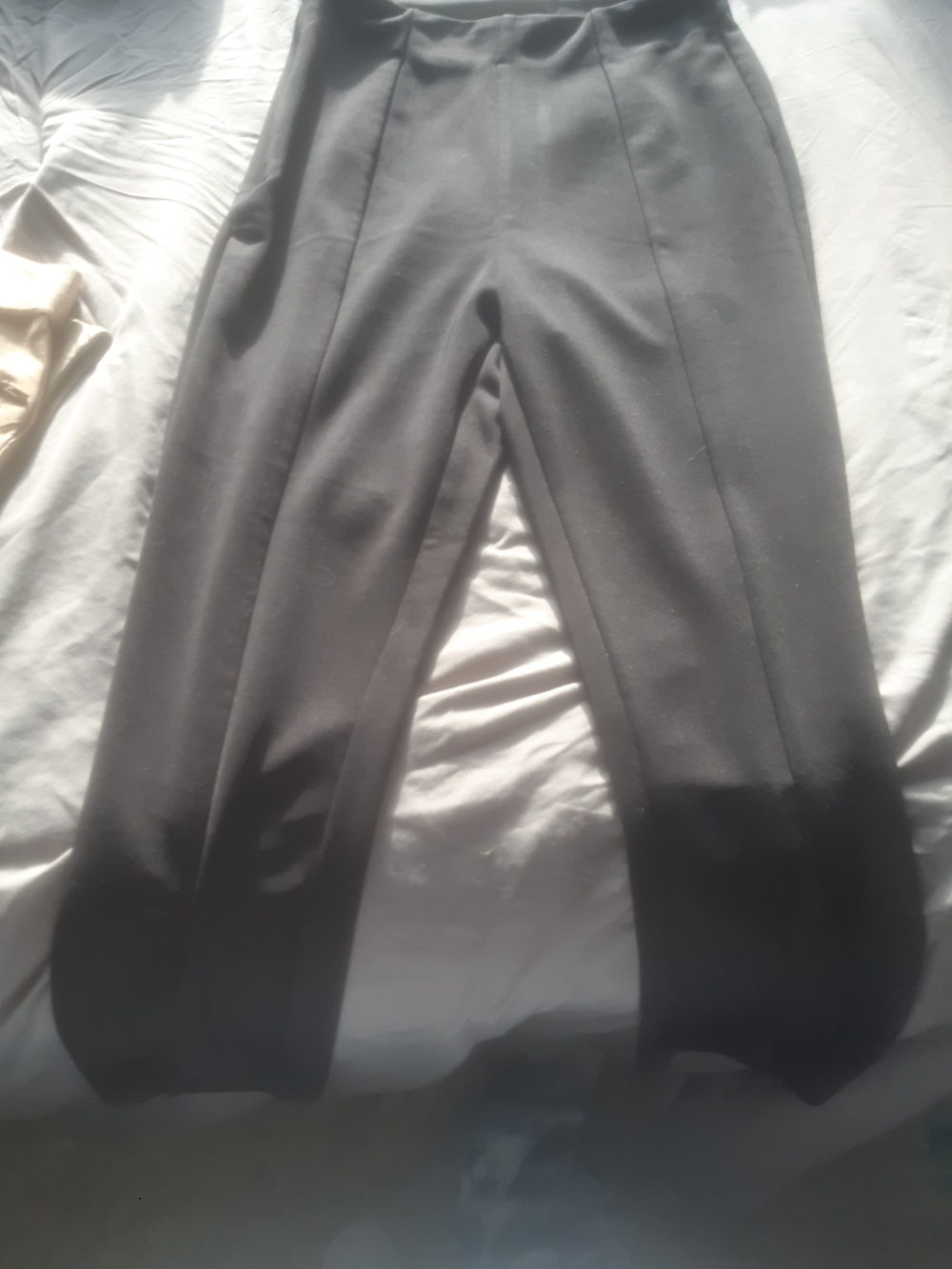 SHEIN Black High-Waist Tailored Women's Dress Pants